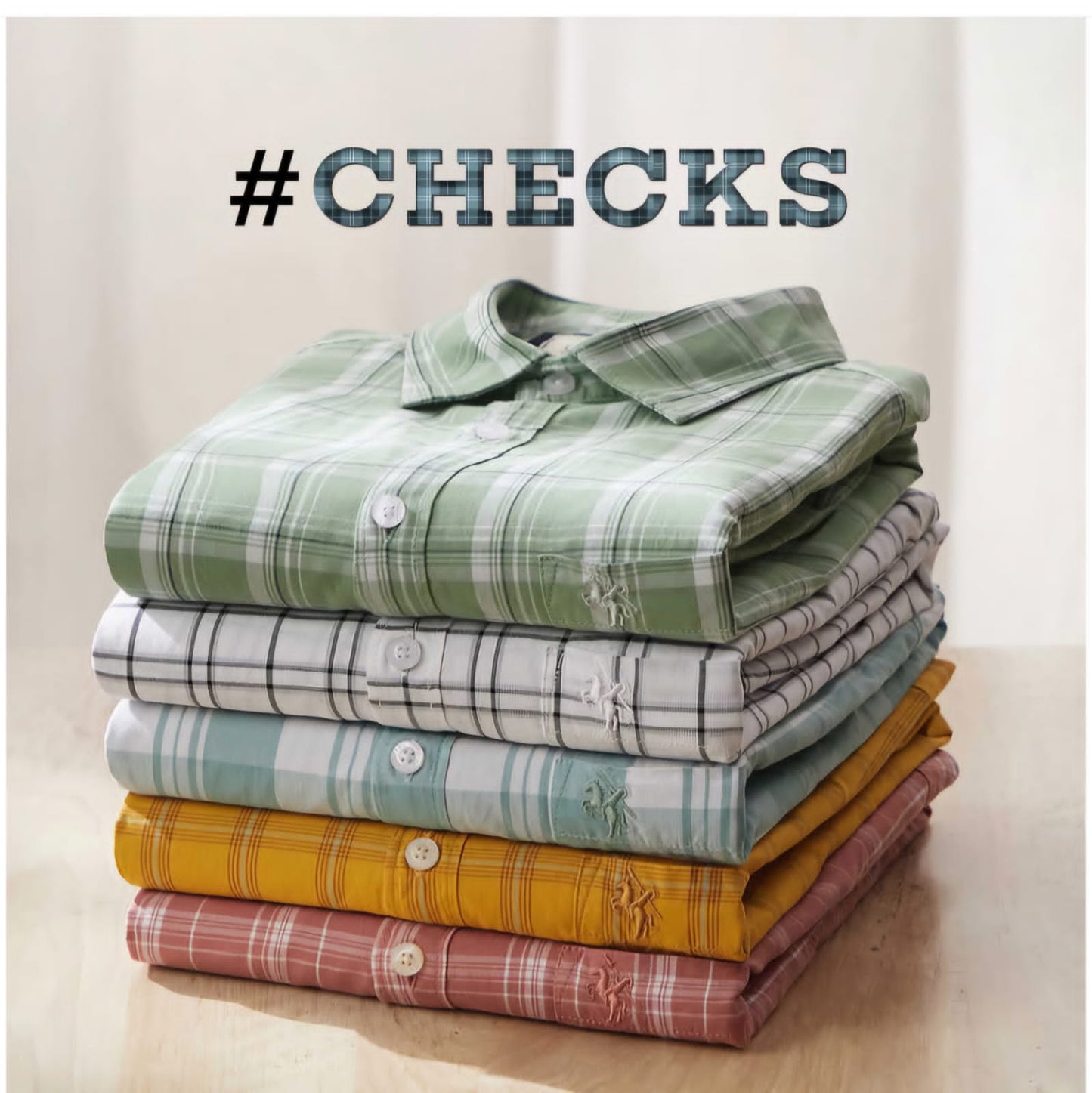 Men’s Check Shirts – Pack of 4