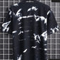 Spab Men & Women Printed Casual White & Black T-Shirt