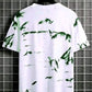 Spab Men & Women Printed Casual Green, White T-Shirt