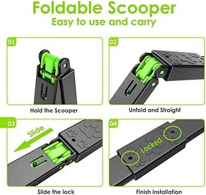 Folding Dog Poop Scooper (Assorted Color)