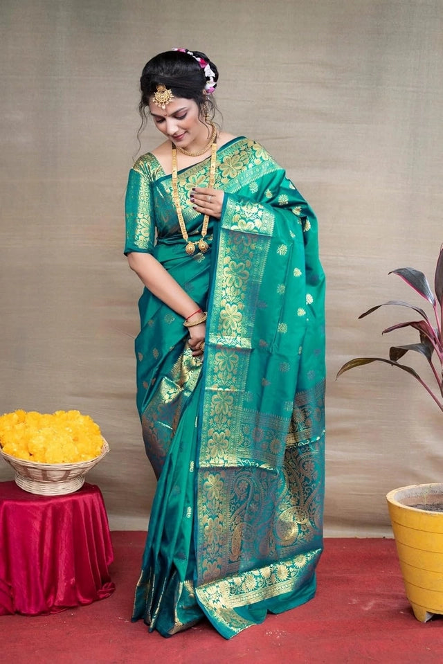 Banarasi Silk Woven Design Saree for Women