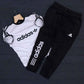 Adidas summer tracksuit (White & Black)